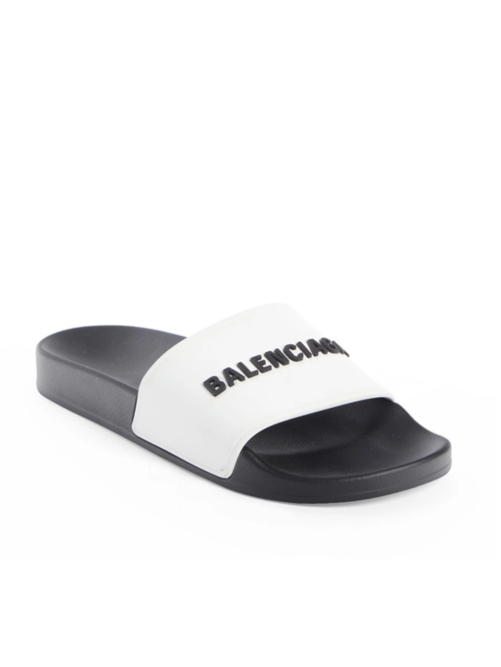 Balenciaga Logo Pool Slide Sandal (Women)| Size 5 US/35 EU